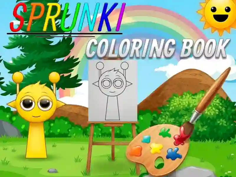 Sprunki Coloring Book — free online game
