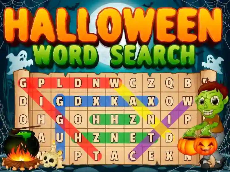 Halloween Words Search — безкоштовна онлайн гра