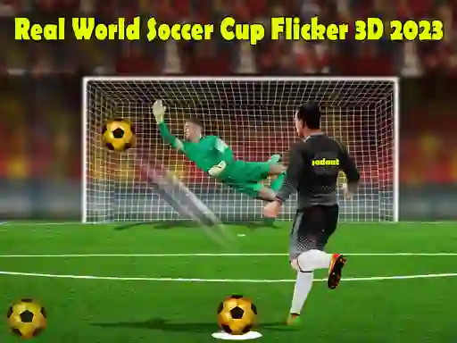 Játék Real World Soccer Cup Flicker 3D 2023 online