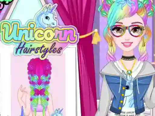 Unicorn Hairstyles — free online game