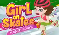 Girl on Skates: Flower Power — free online game