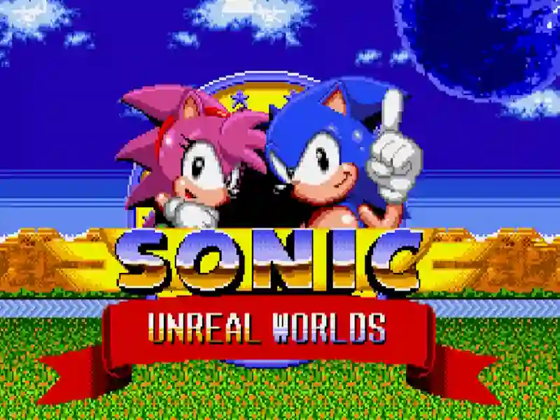 Logħba Sonic Unreal Worlds onlajn