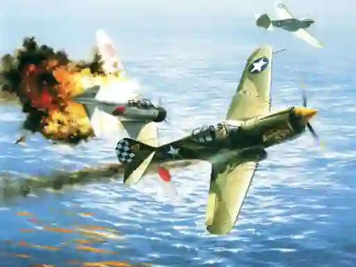 Aviation Art Air Combat Slide — free online game