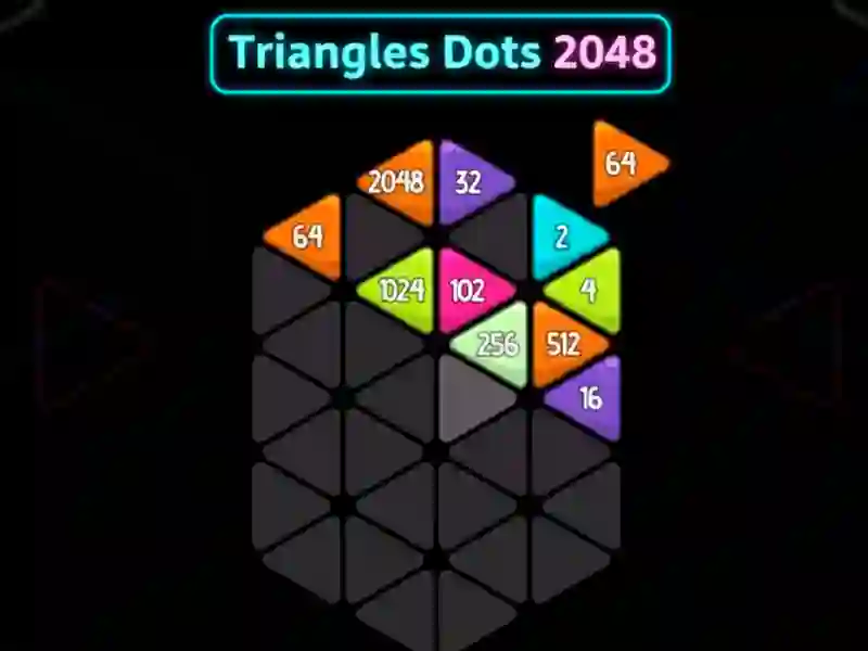 Juego Triangles Dots 2048 en línea