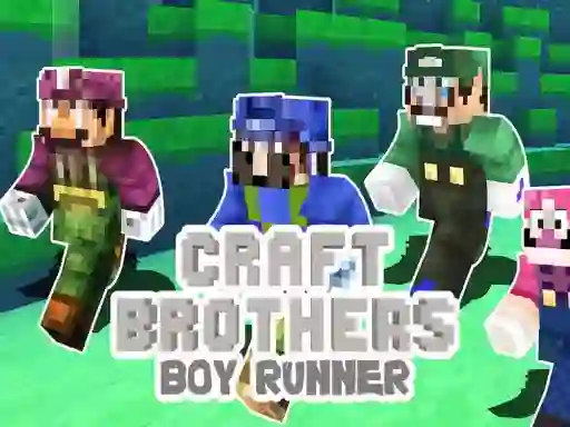 Craft Bros Boy Runner — free online game