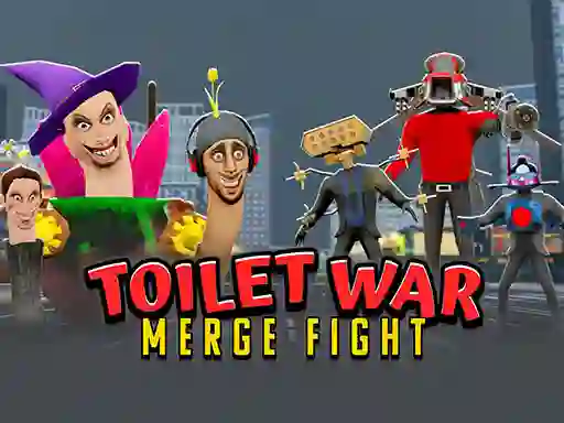 Toilet War: Merge Skibidi — free online game