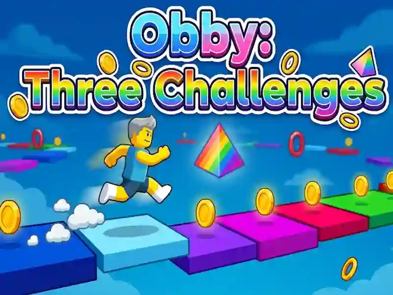 Trò chơi Obby: Three Challenges trực tuyến