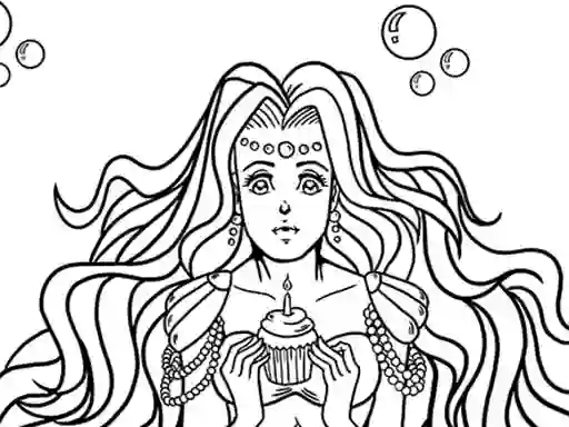 Kawaii Mermaids Coloring Book — free online game