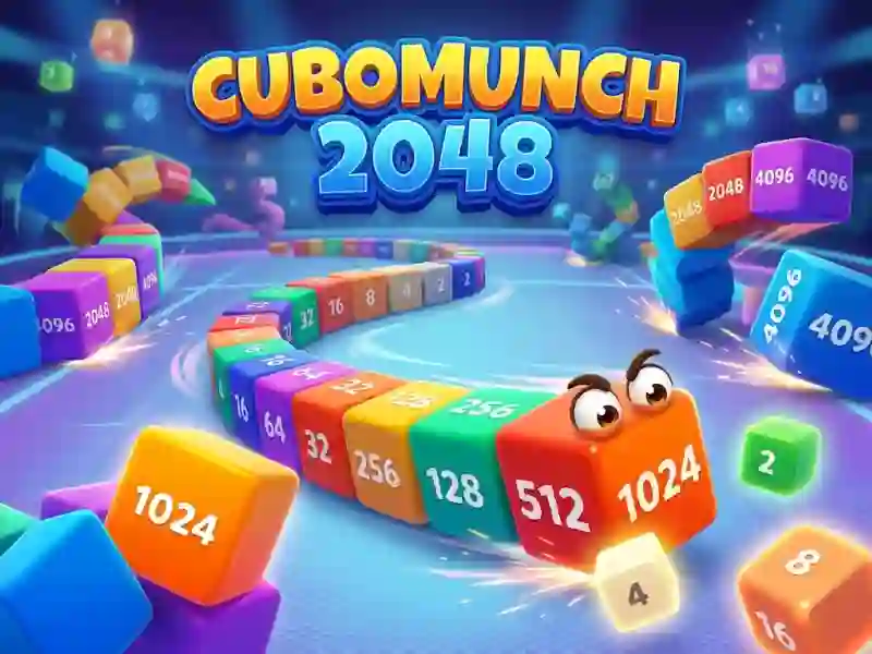 Mchezo CuboMunch 2048 online