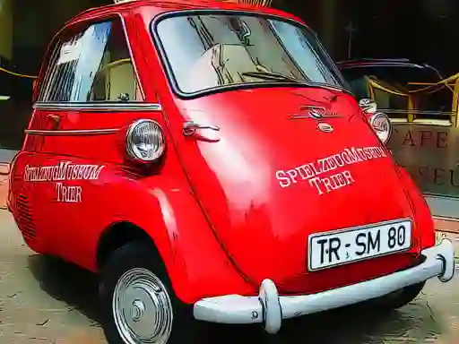 German Smallest Car — δωρεάν online παιχνίδι
