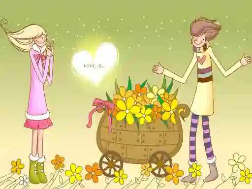 Love Couple Slide — free online game