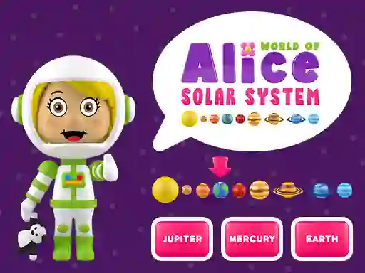 World of Alice Solar System — free online game