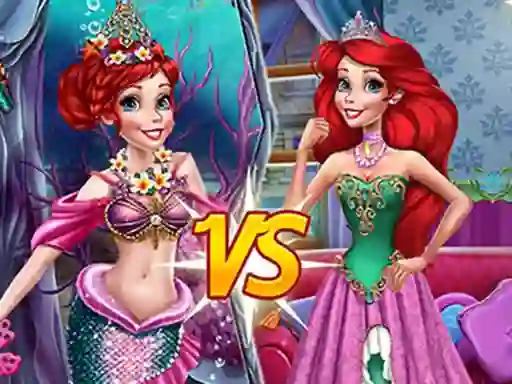 Trò chơi Mermaid vs Princess trực tuyến