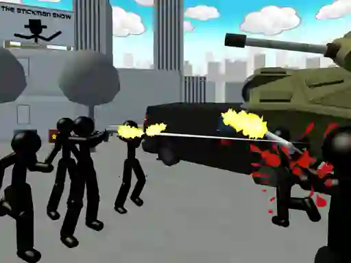 Stickman City Shooting 3d — free online game