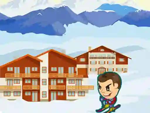 Jwèt Zigzag Snow Ski sou entènèt