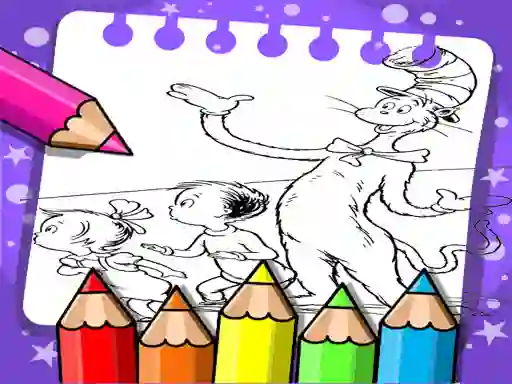 Cat In The Hat Coloring Book — free online game