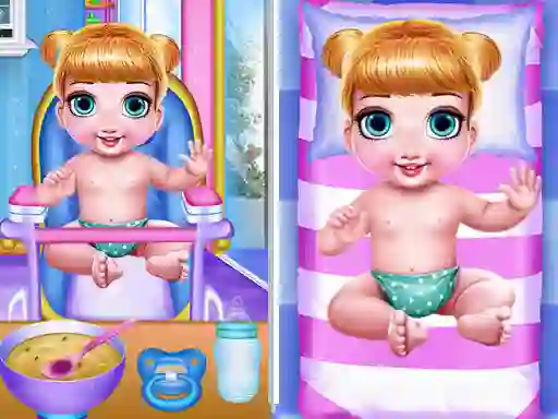 Princess New Born Twins Baby Care — free online game