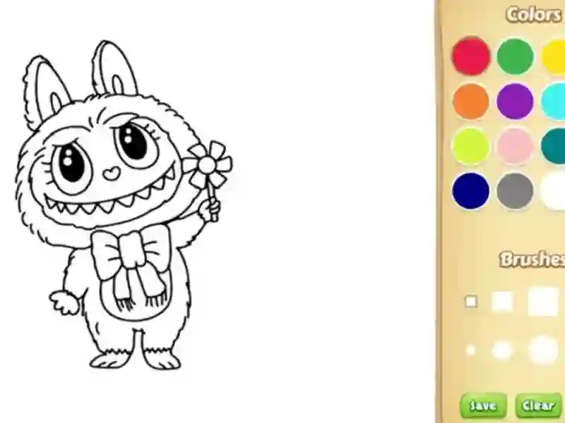 Labubu Doll Coloring Book for Kids – tasuta veebimäng