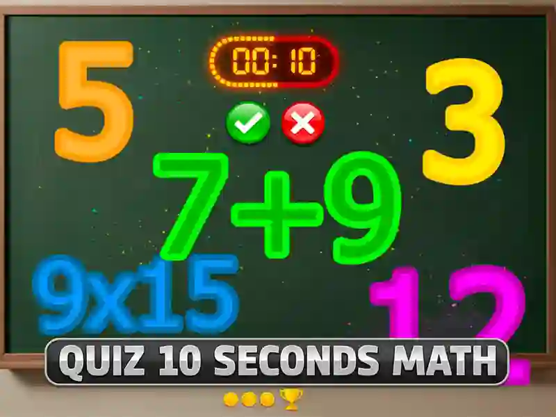 Quiz 10 Seconds Math — free online game