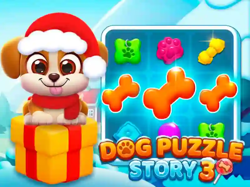 Cluiche Dog Puzzle Story 3 ar líne