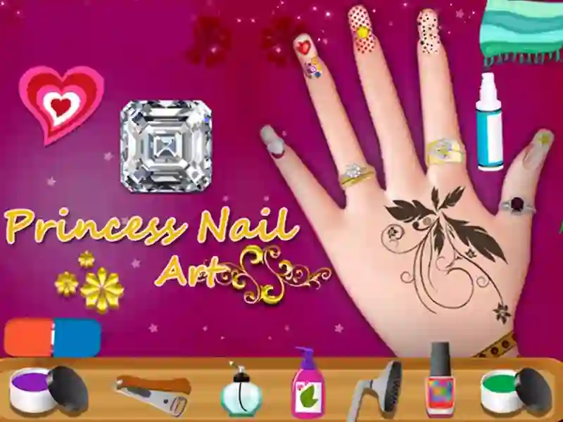 Princess nail art — jogo online grátis