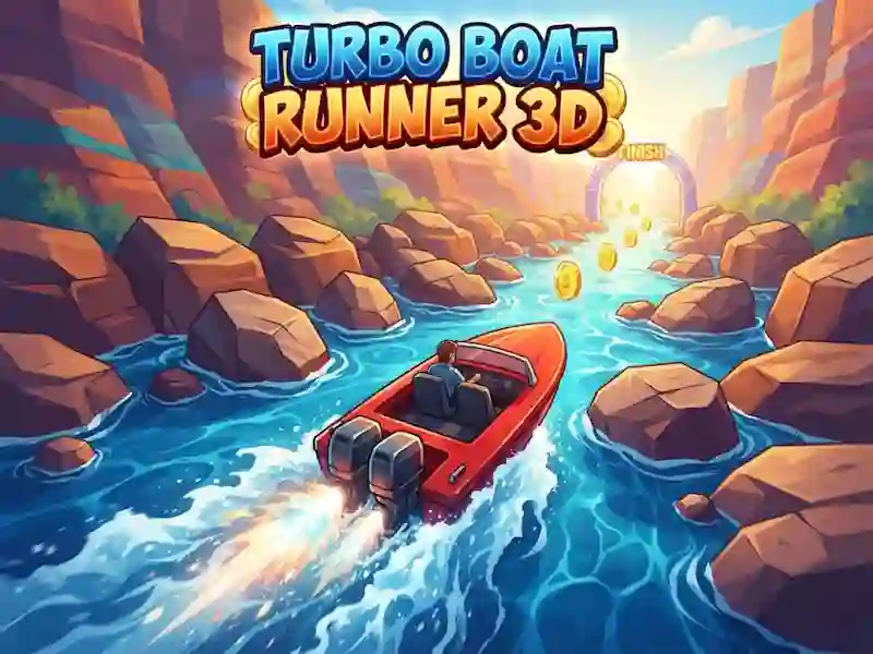 Trò chơi Turbo Boat Runner 3D trực tuyến
