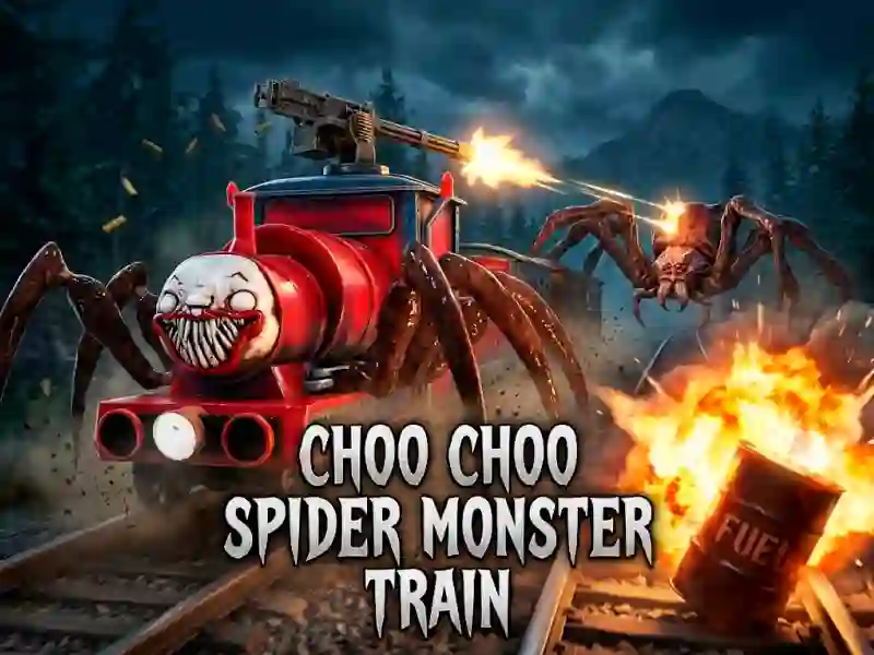Choo Choo Spider Monster Train – tasuta veebimäng