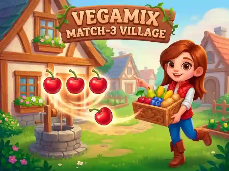 VegaMix Match-3 Village — free online game