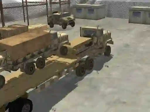 Transport Army vehicle truck driving — free online game