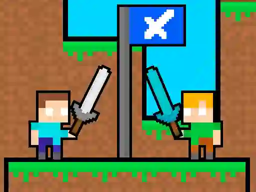 Friends Battle Swords Drawn — free online game