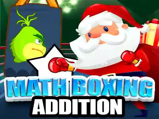 Math Boxing Christmas Addition — free online game