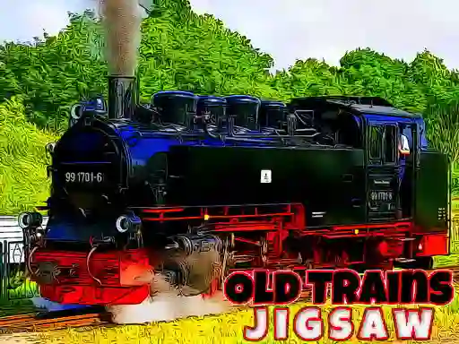 Hra Old Trains Jigsaw