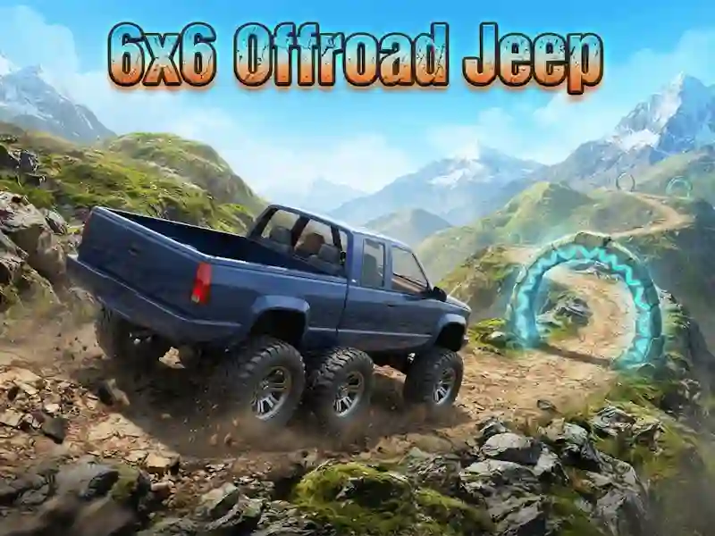 שפּיל 6x6 Offroad Jeep אָנליין