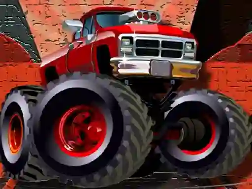 Crazy Monster Trucks Puzzle — free online game