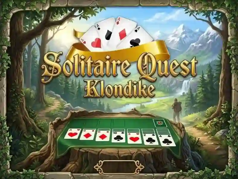 Lojë Solitaire Quest Klondike në internet
