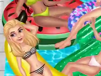 Princess Pool Party Floats — free online game