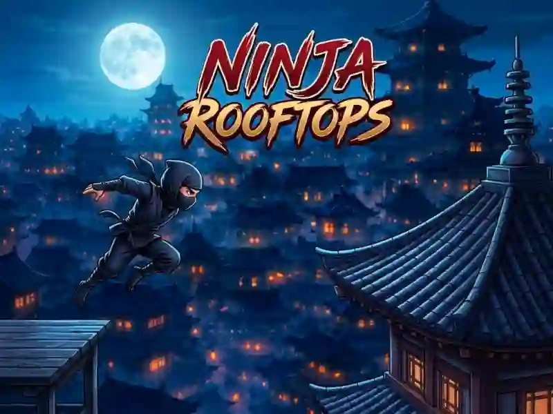 Joc Ninja Rooftops en línia