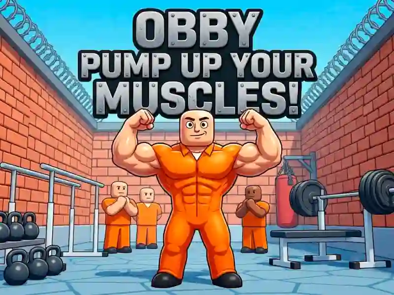 Logħba Obby Pump Up Your Muscles! onlajn