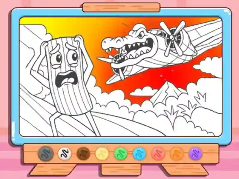 Coloring Book: Bombardino Crocodilo – tasuta veebimäng