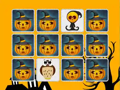 Kids Memory Game Halloween — free online game