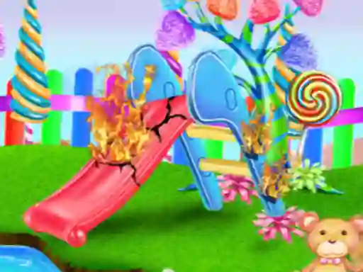 Candy Garden Cleaning — free online game