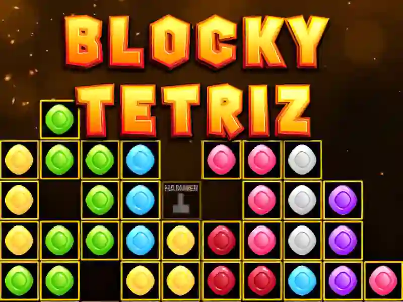 Jwèt Blocky Tetriz sou entènèt