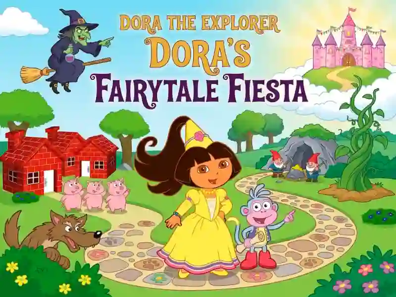 Dora The explorer Dora's Fairytale Fiesta – tasuta veebimäng