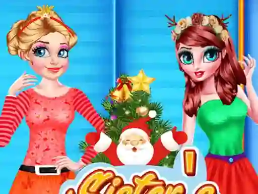 Sisters Christmas Tree — free online game
