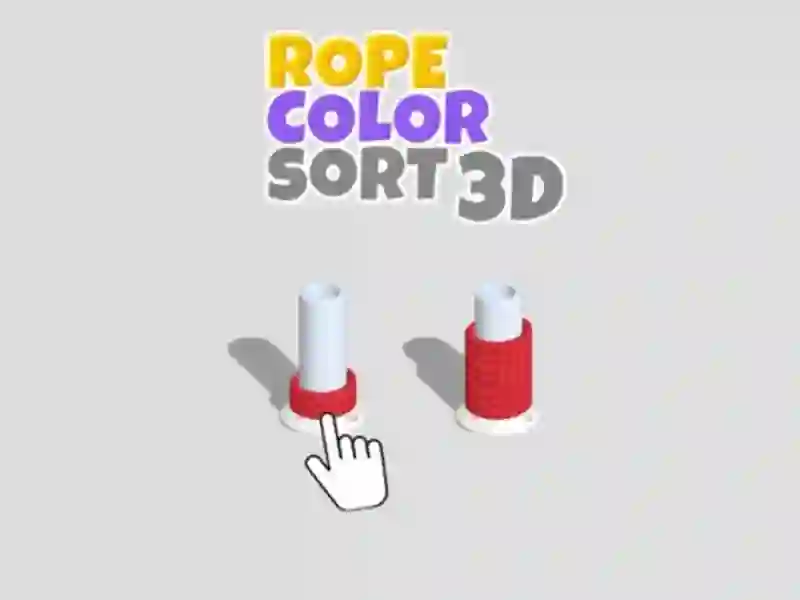 Spil Rope Color Sort 3D online