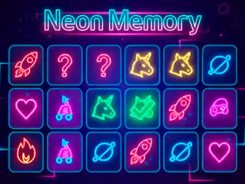 Logħba Neon Memory onlajn