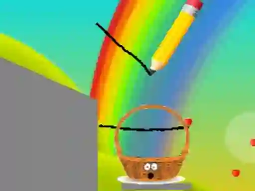 Falling Apples Drawing — free online game