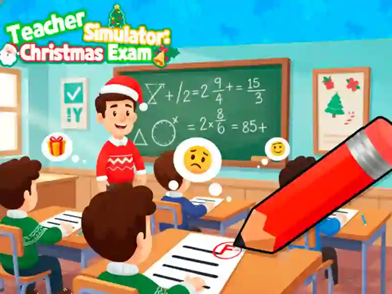 Teacher Simulator Christmas Exam — free online game