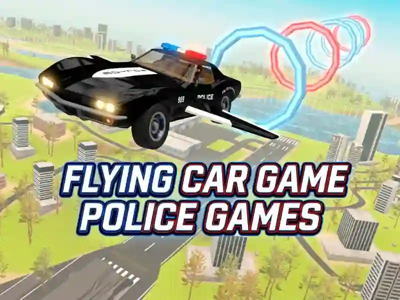 Flying Car Game Police Games