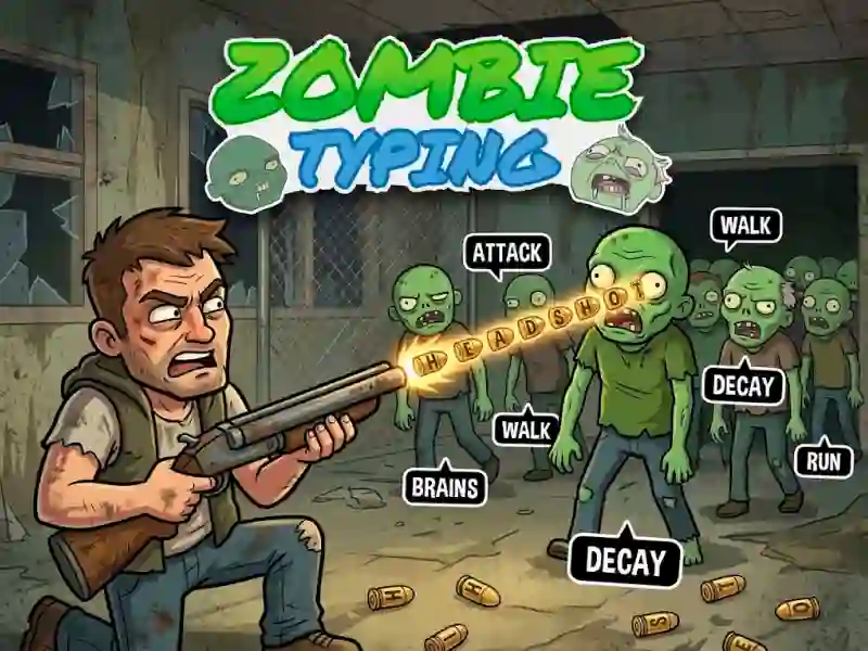 Logħba Zombie Typing onlajn